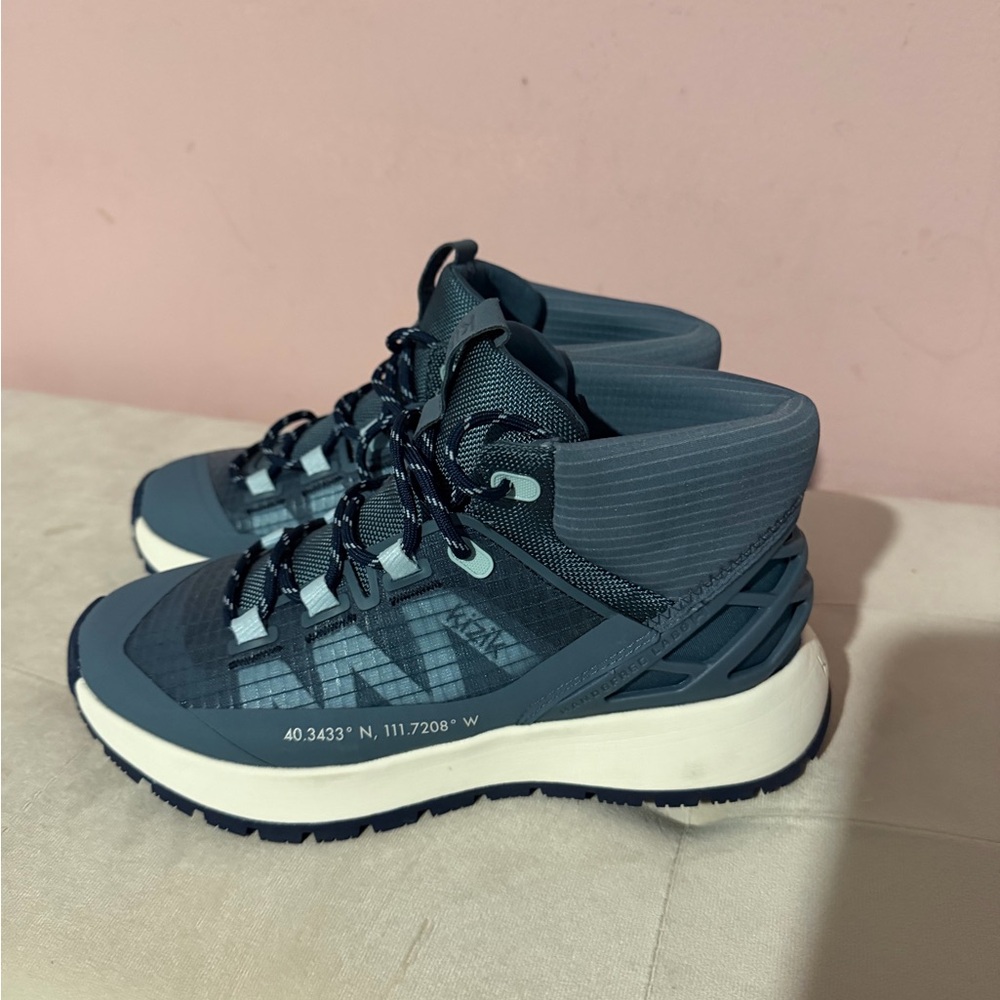 Women's Slate Teal Athletic Hiking Sneakers